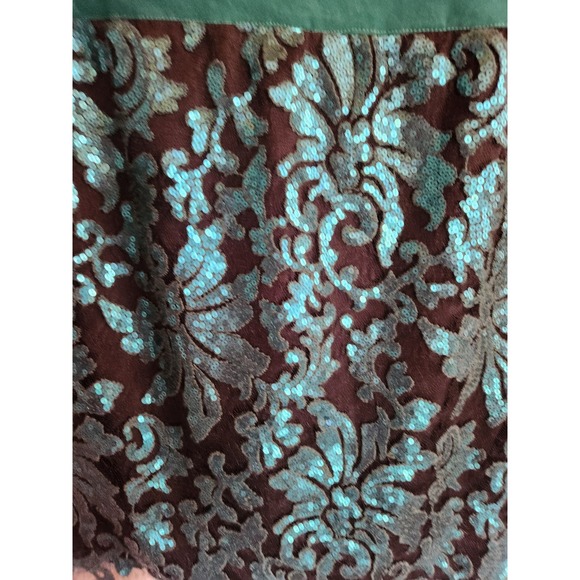 Tadashi Shoji Green Embellished Night Out Dress 18 - Picture 6 of 6